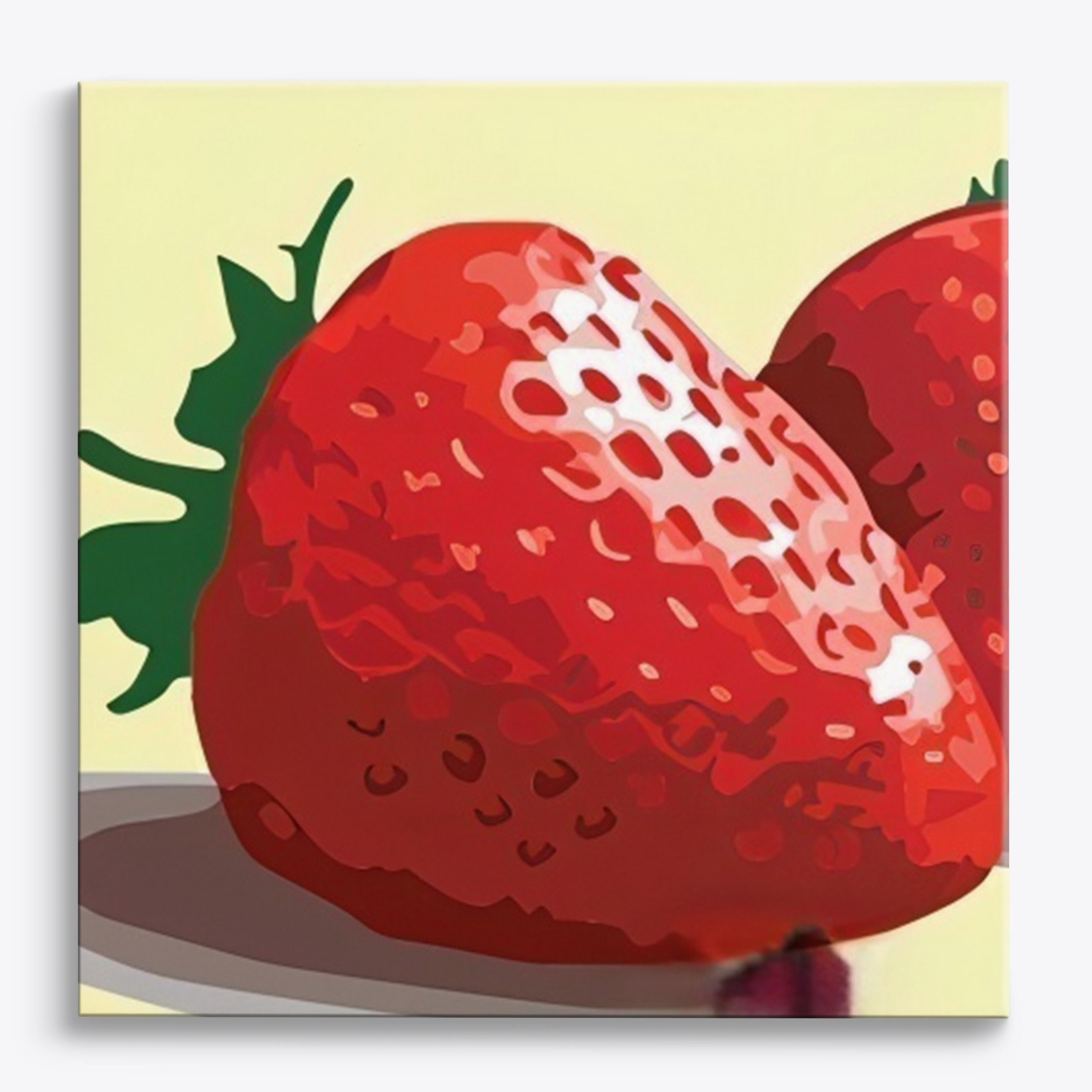 Mini kit fraise abstraite