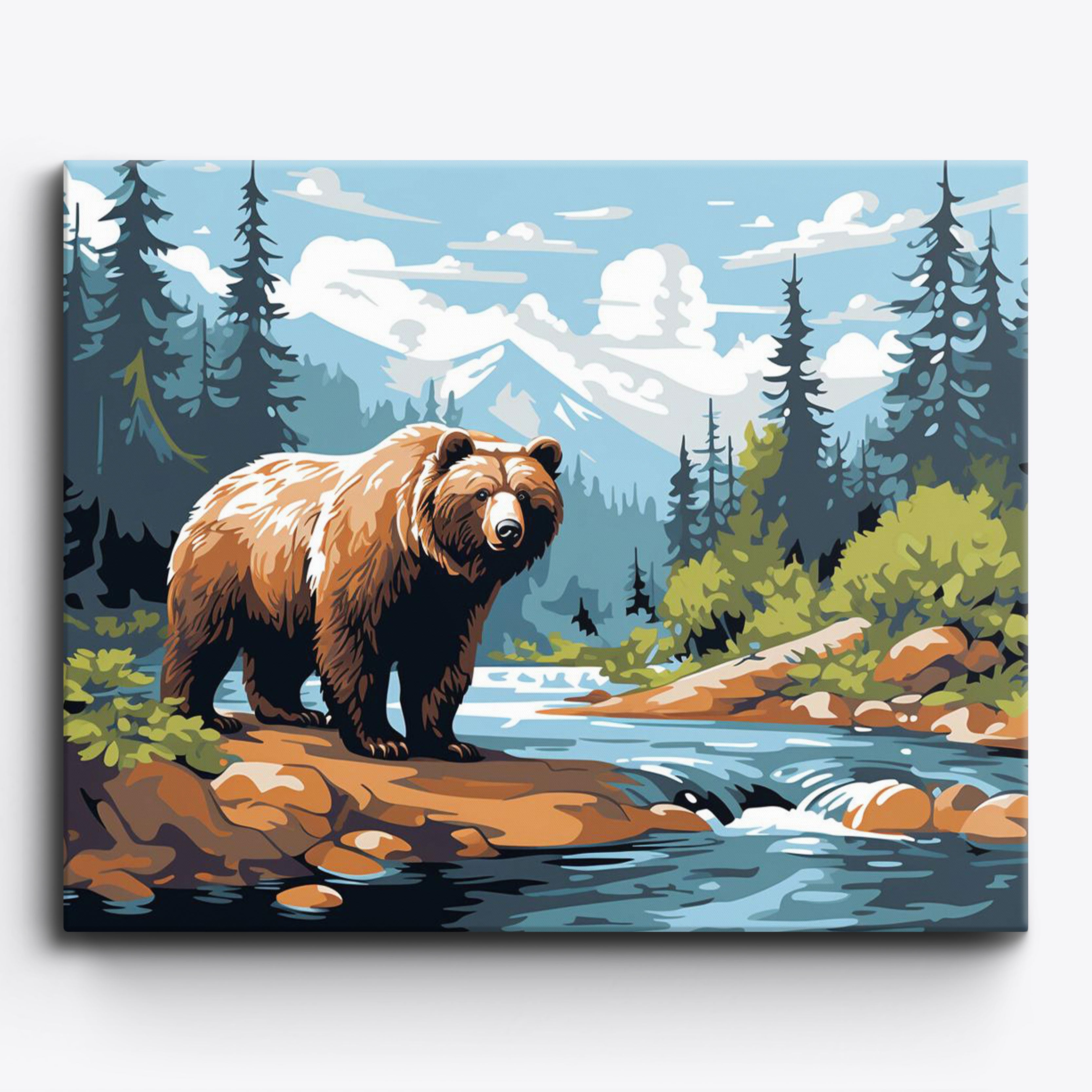La prise d'un ours brun