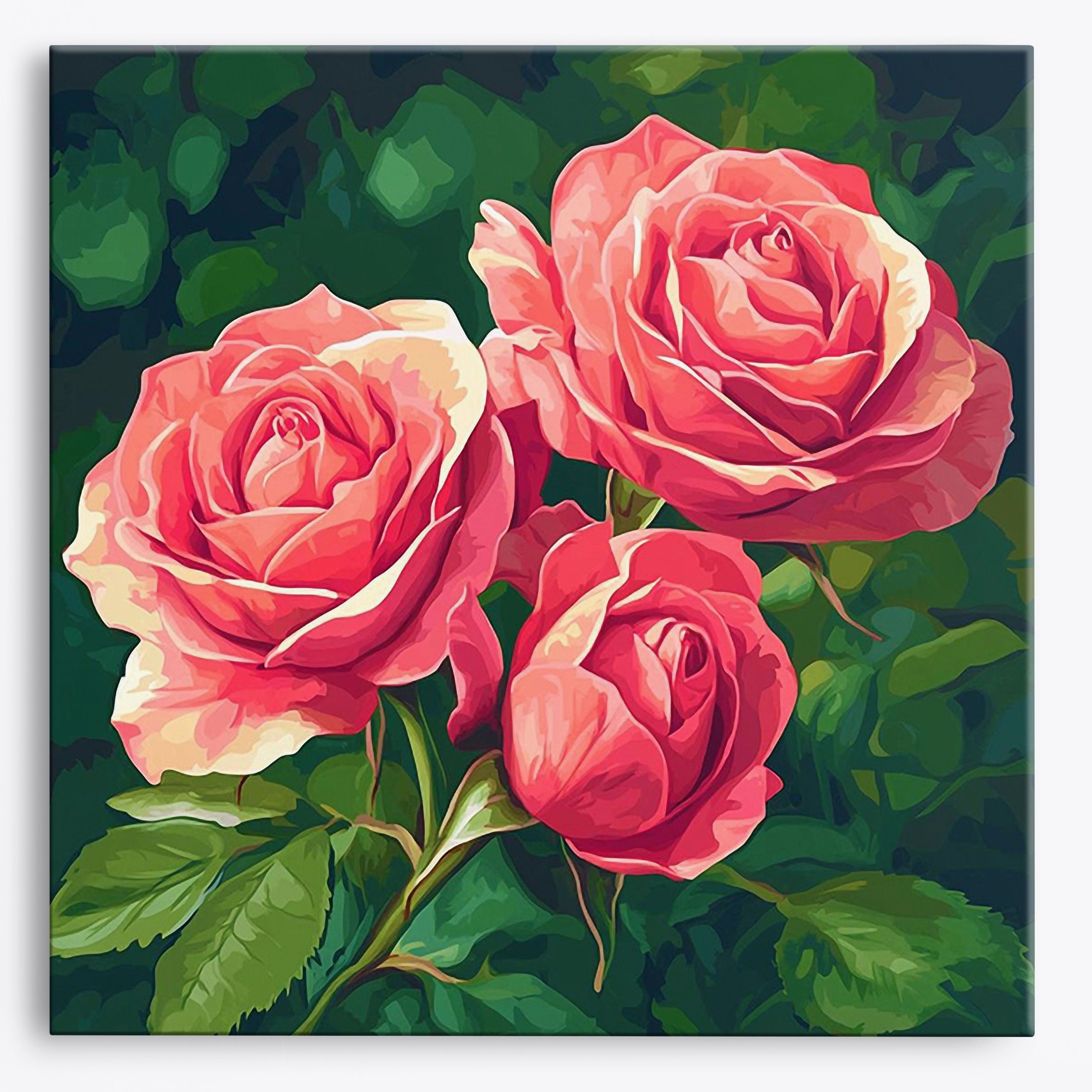 Blooming Bliss No Frame / Regular (15.75"x15.75"/40x40cm) / 24 colors