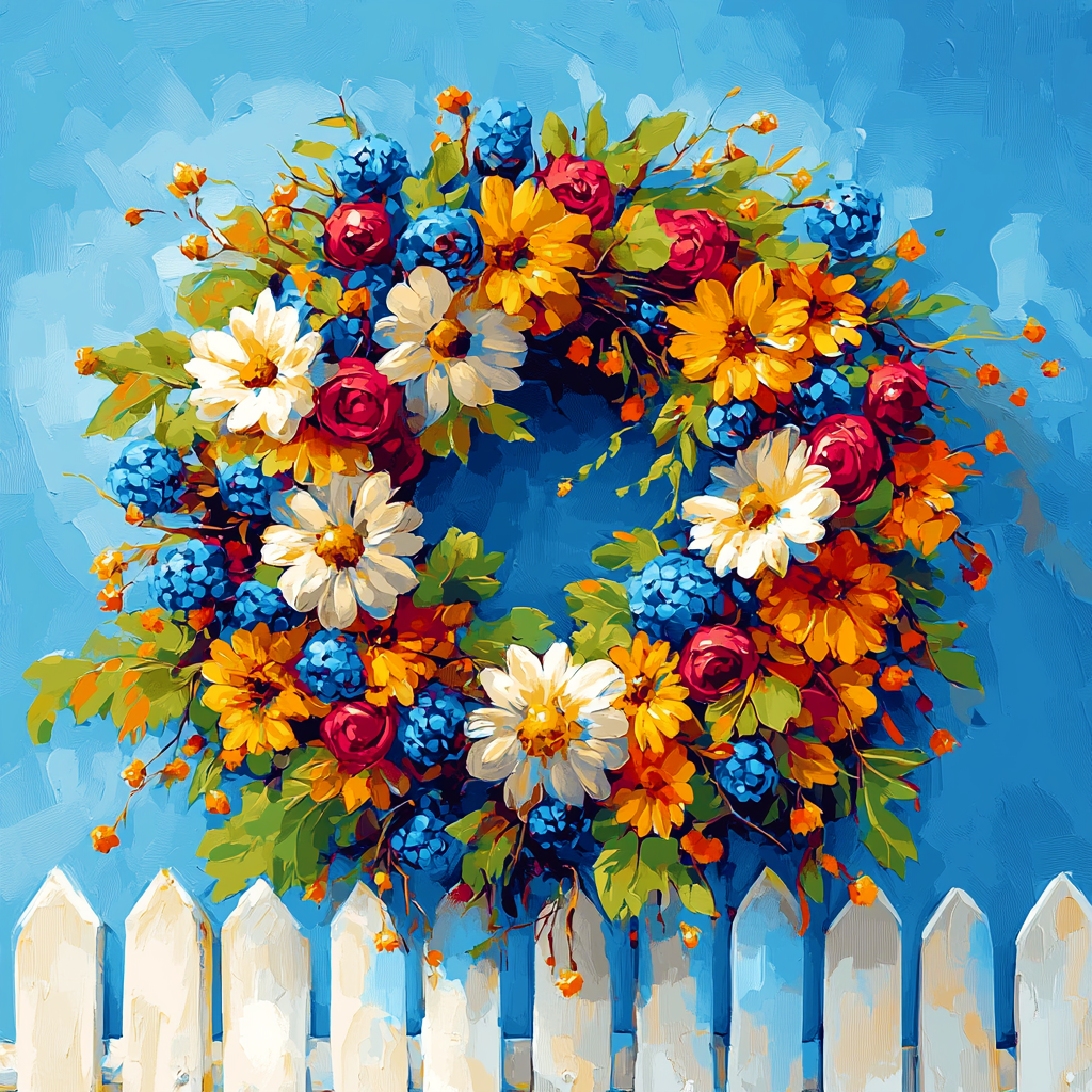 Colorful Wreath