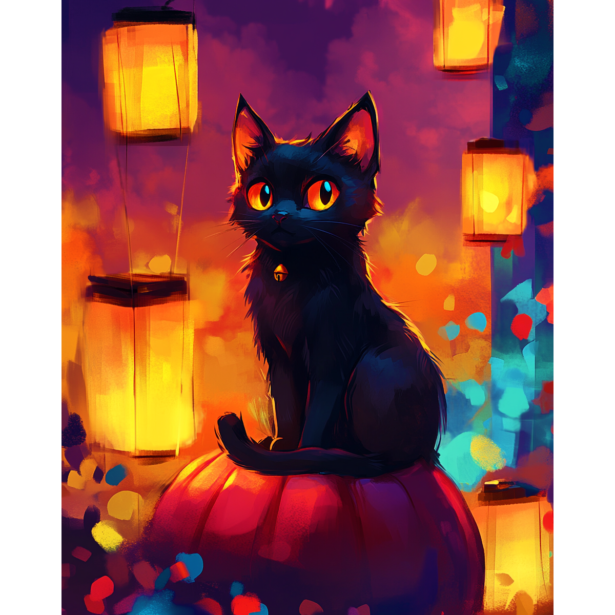 Lanterns & Cats