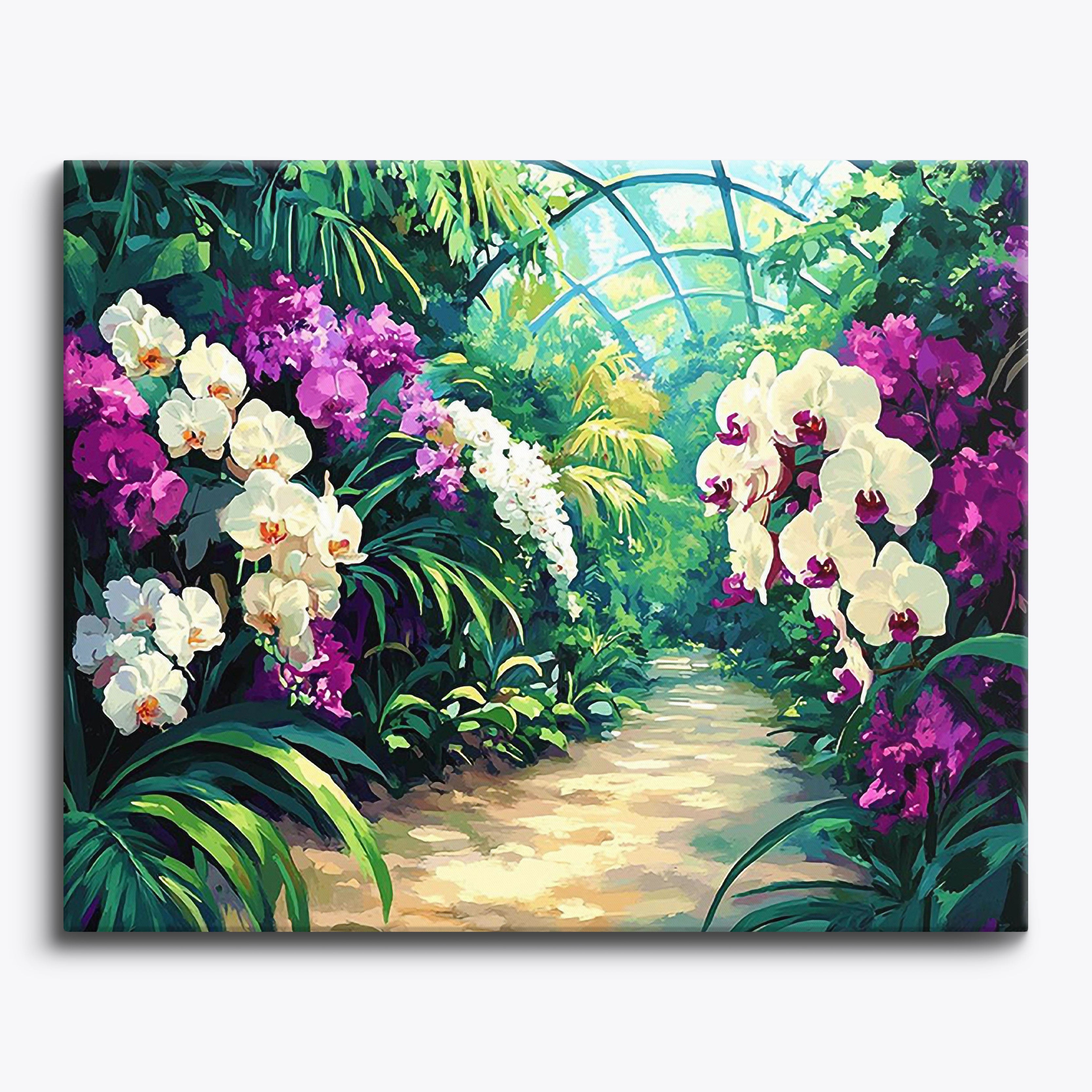 Orchid Oasis No Frame / Regular (15.75"x19.7"/40x50cm) / 24 colors