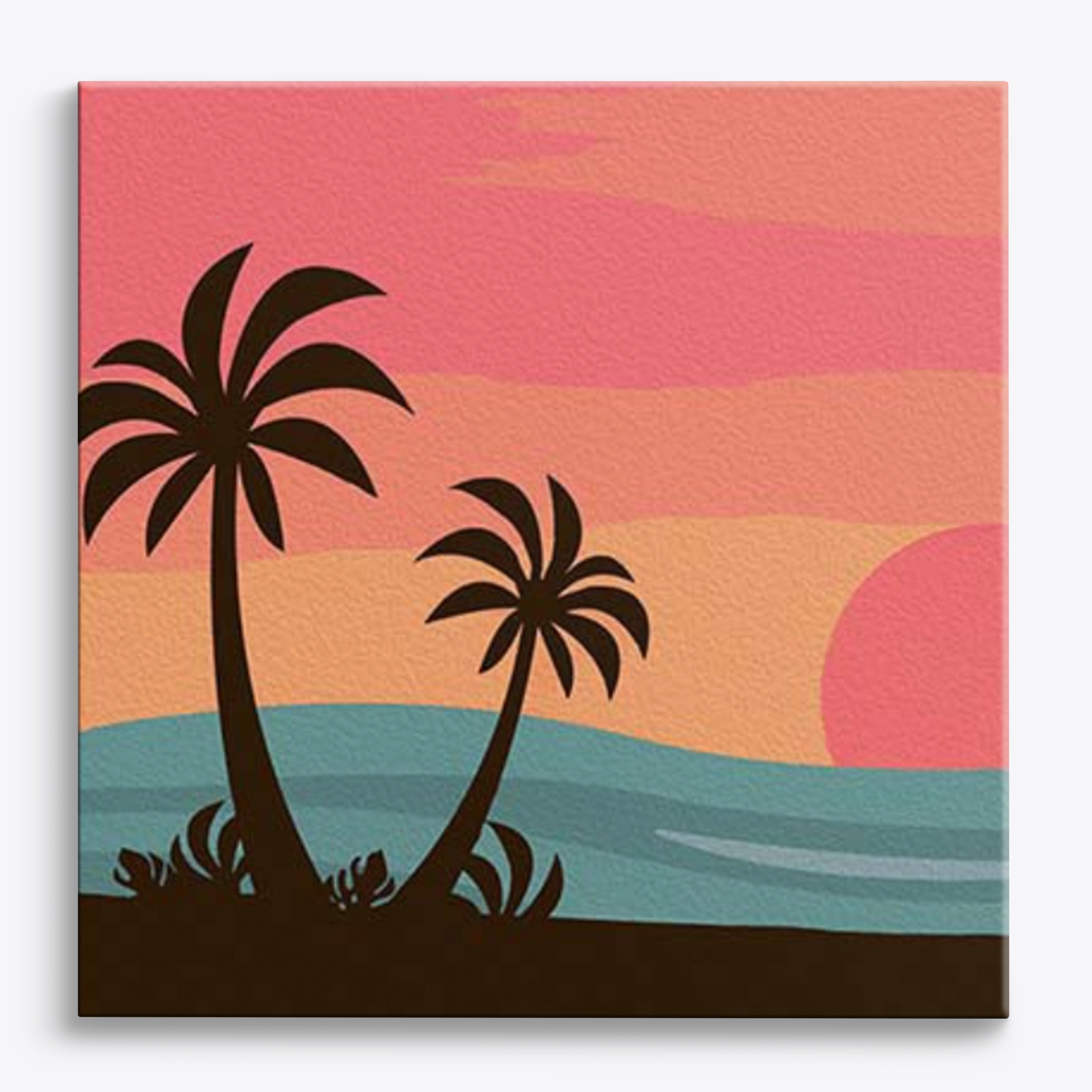 Mini kit "Coucher de soleil abstrait" (Tropical Sunset)