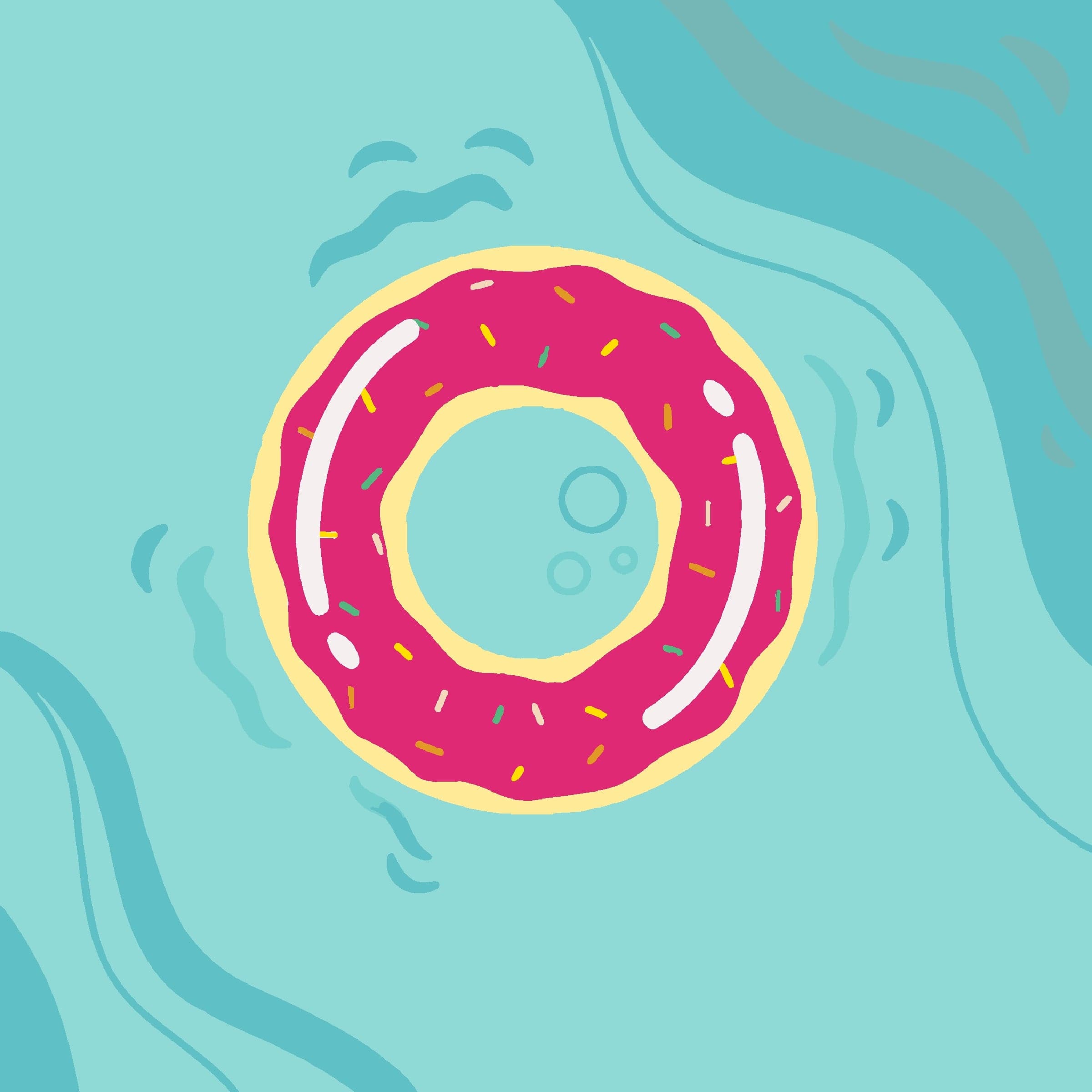 Kit mini donut flottant