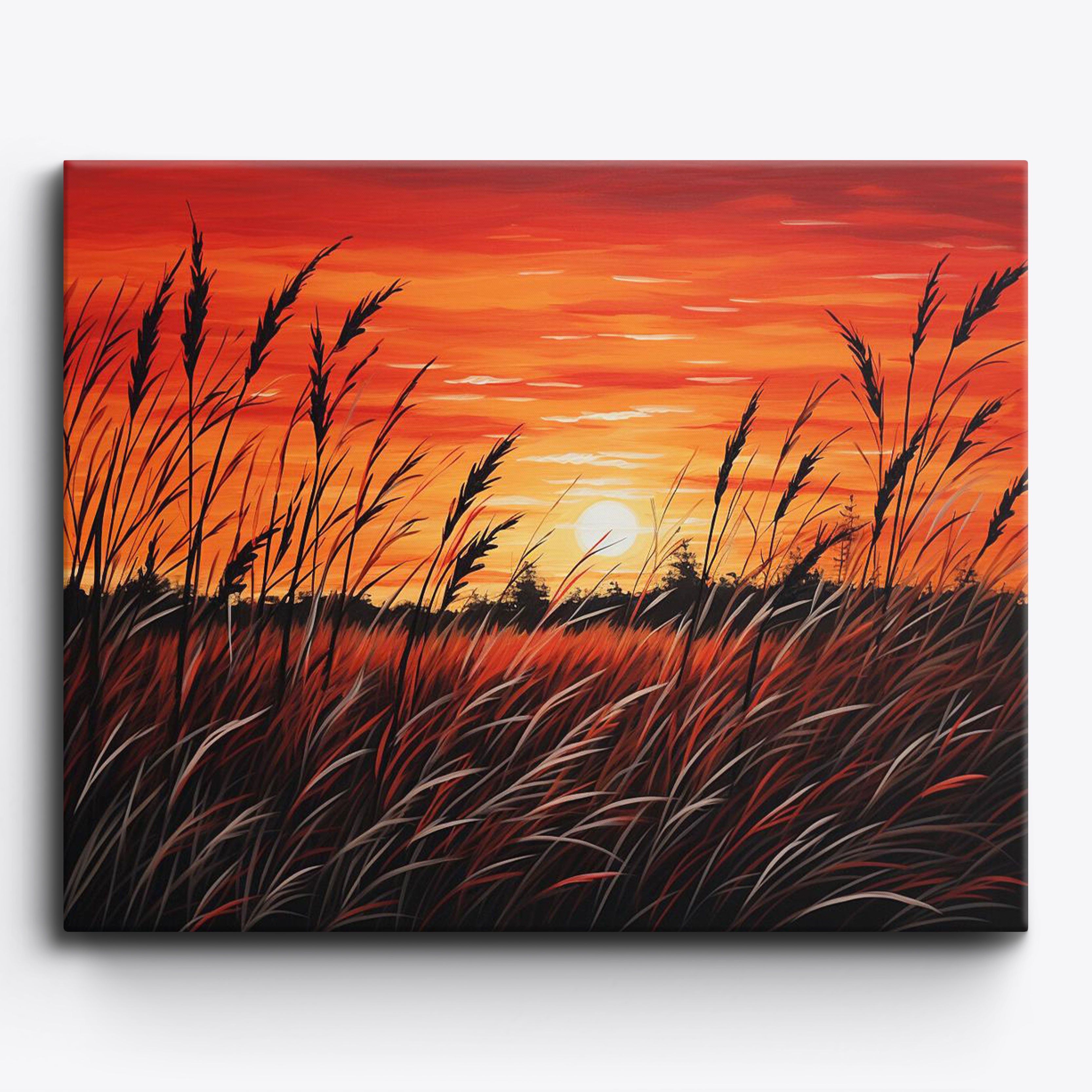 Sunset Meadow No Frame