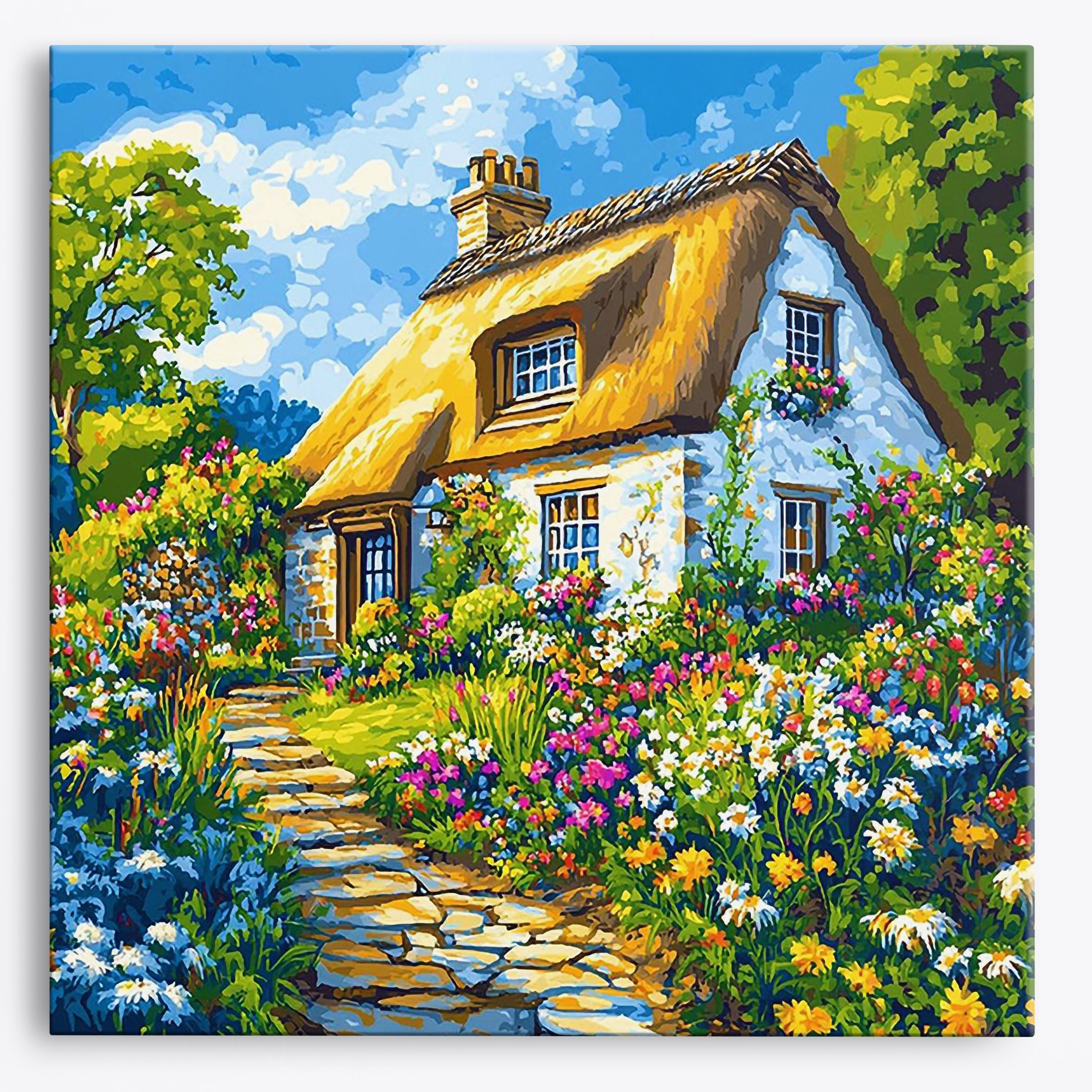 Thatched Haven No Frame / Regular (15.75"x15.75"/40x40cm) / 24 colors