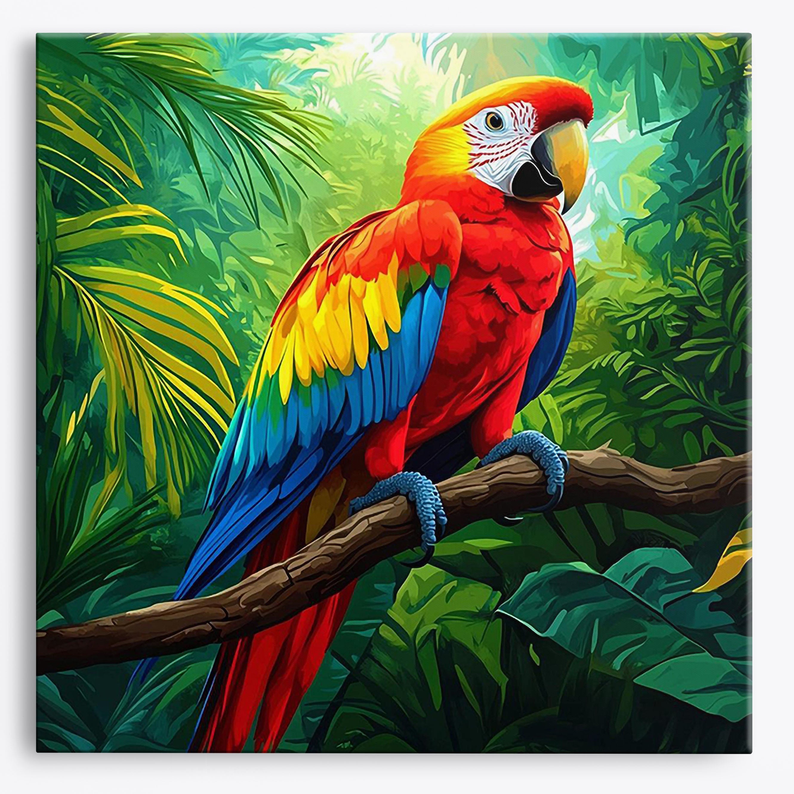 Vibrant Perch No Frame / Regular (15.75"x15.75"/40x40cm) / 24 colors