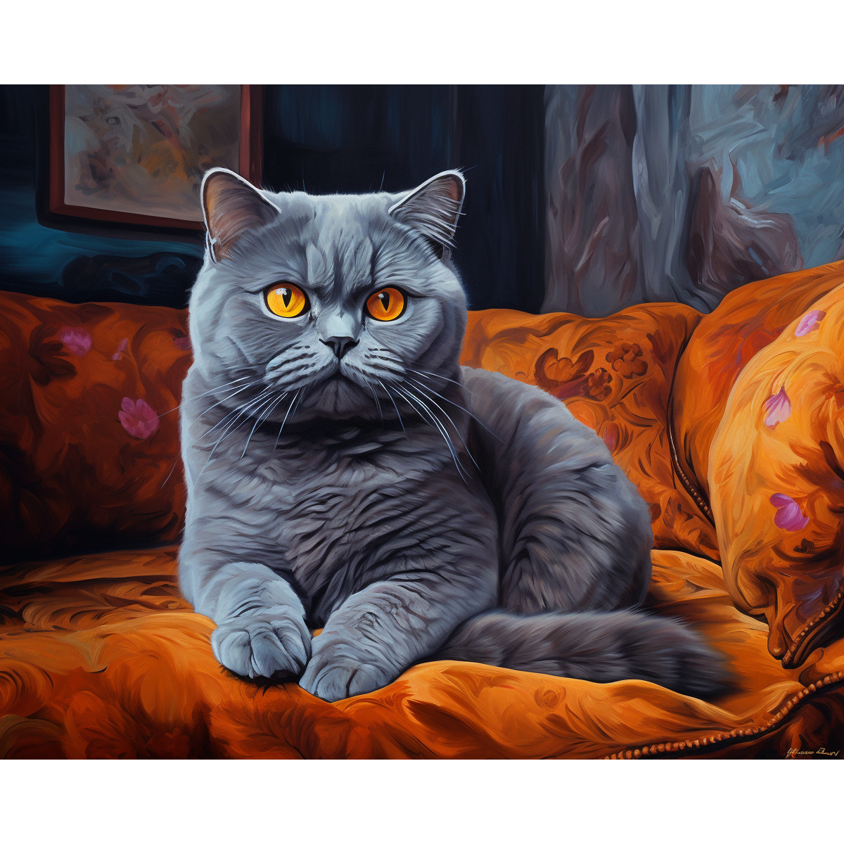 Chartreux Cat Couch