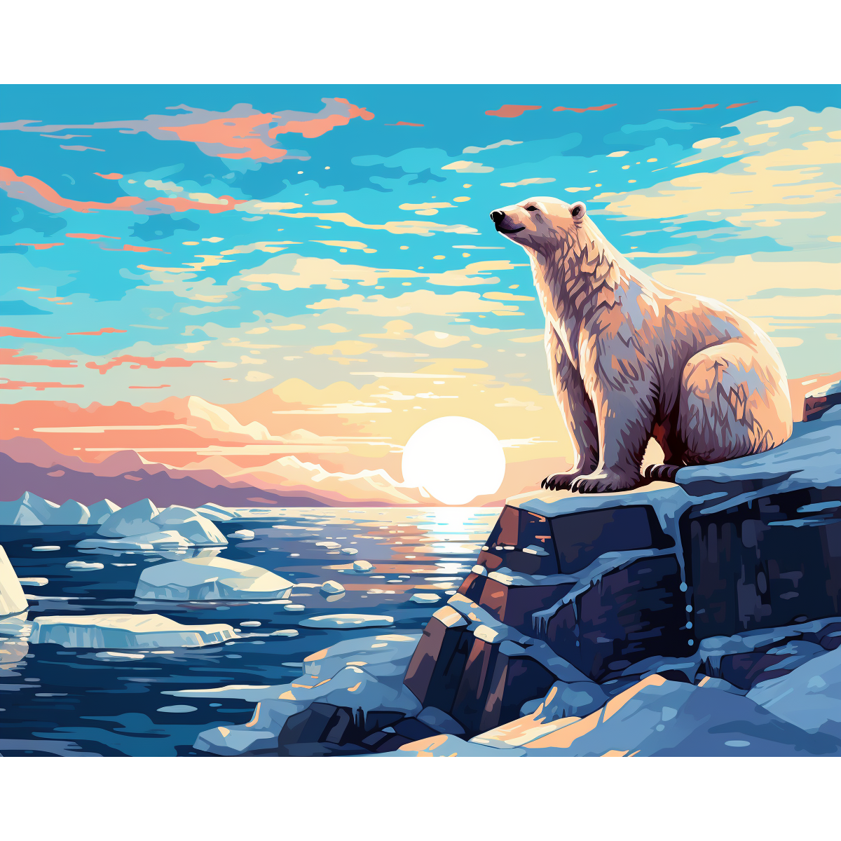 Étendue de l'ours polaire