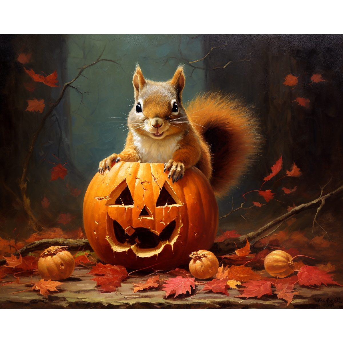 L'Halloween de l'écureuil
